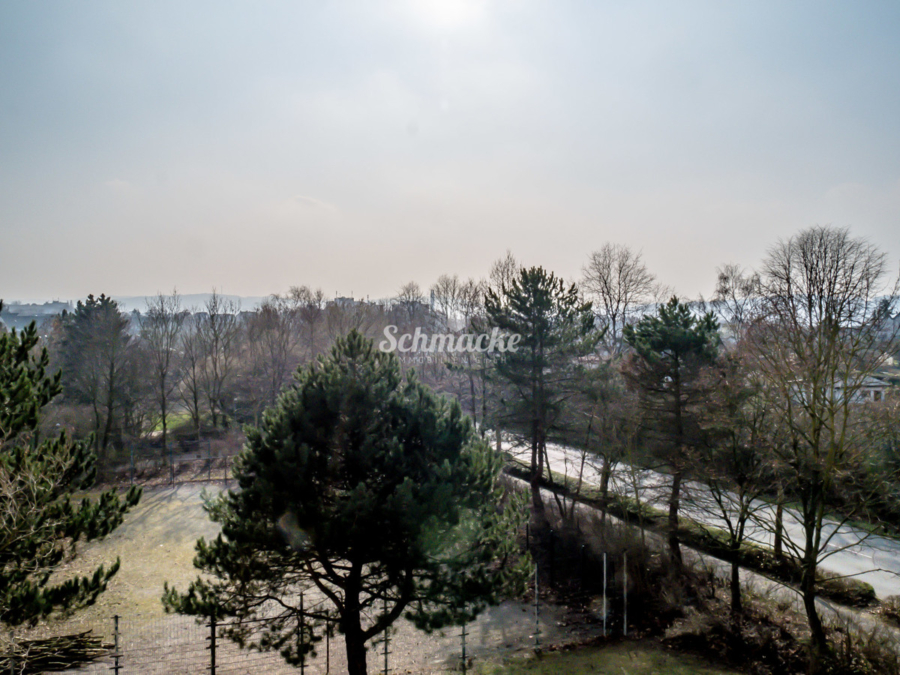 Aussicht_Schlafzimmer - Großzügige 4,5-Zimmerwohnung mit Loggia und schönem Ausblick in HA-Helfe