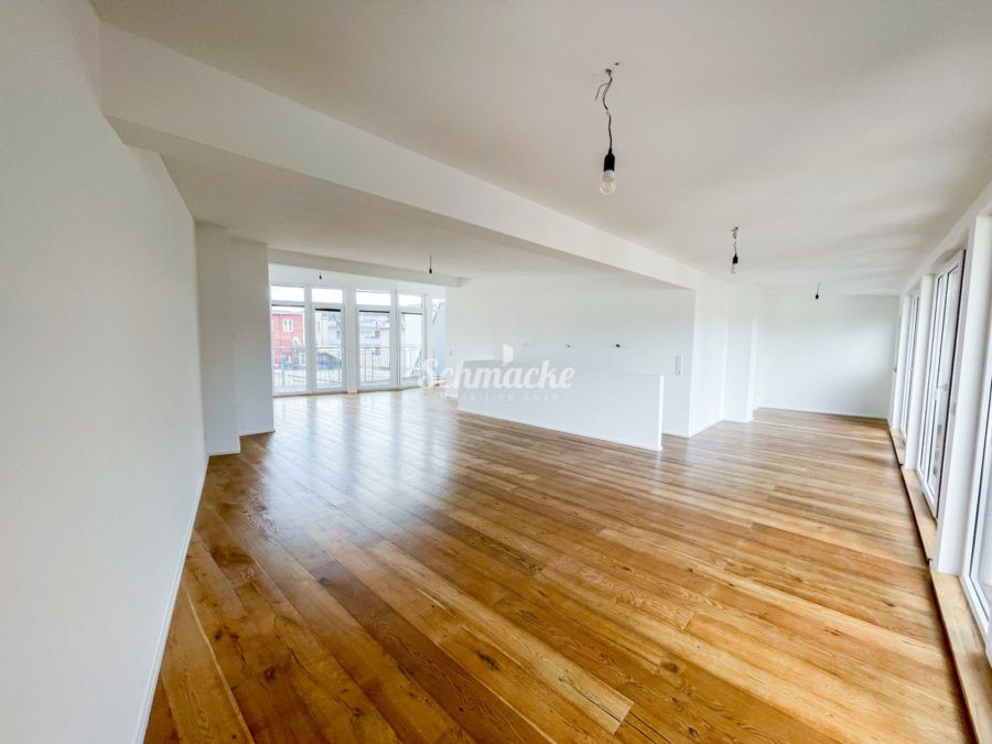 Studio/Wohnzi. 4.OG (2) - Penthaus-Loft-Wohnung auf zwei Ebenen mit drei Dach-Terrassen und PKW-Stellplatz am Werther Zentrum