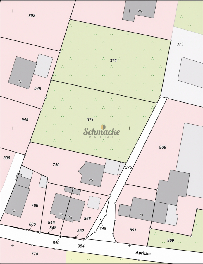Lageplan Flurstück 371 - Traumgrundstück in Hemer-Deilinghofen