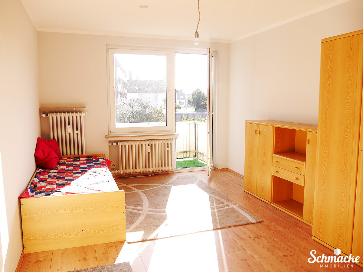 Schönes ruhiges Single-Appartement mit 2 Balkonen (mit oder ohne Möblierung), 58095 Hagen, Etagenwohnung