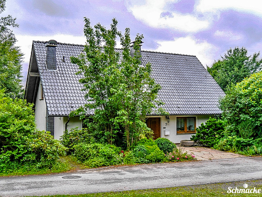 Hausansicht_vorne - Großzügiges helles Mehrgenerationen-Haus in ländlicher Lage in Halver/Ober Buschhausen