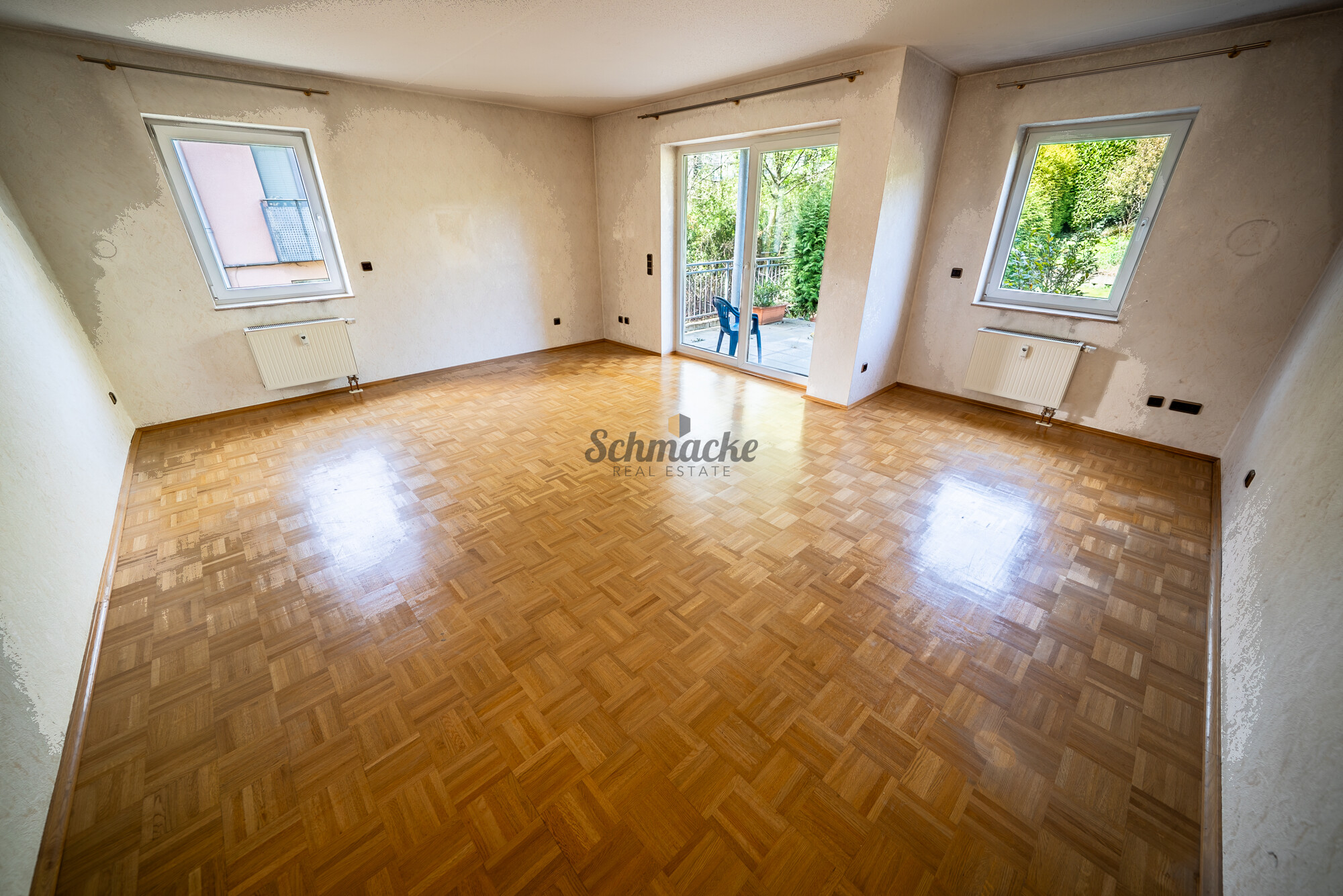 Charmante 3-Zimmer-Wohnung mit Garten, Terrasse und Garage im Hagener Fleyerviertel, 58097 Hagen, Etagenwohnung